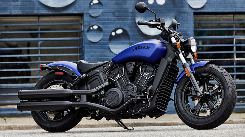 2023 Indian Scout Bobber on street