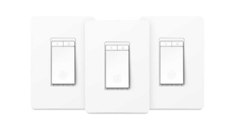 Three Kasa Smart Dimmer Switches