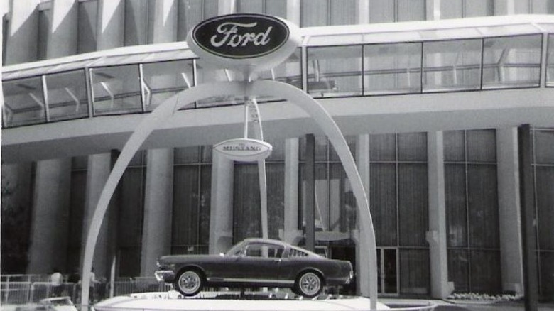 1965 Ford Mustang on display