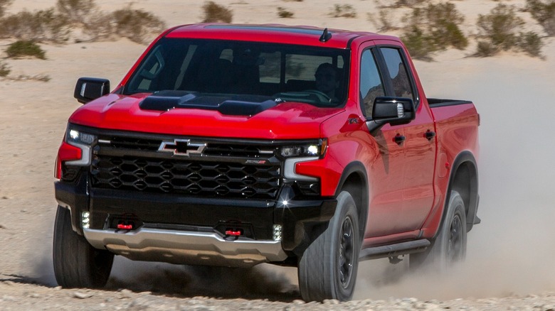 Chevrolet Silverado ZR2 red