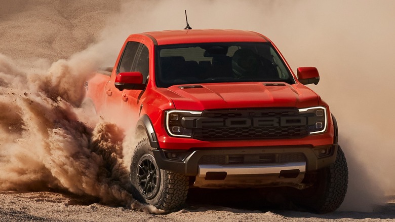 Ford Ranger Raptor red