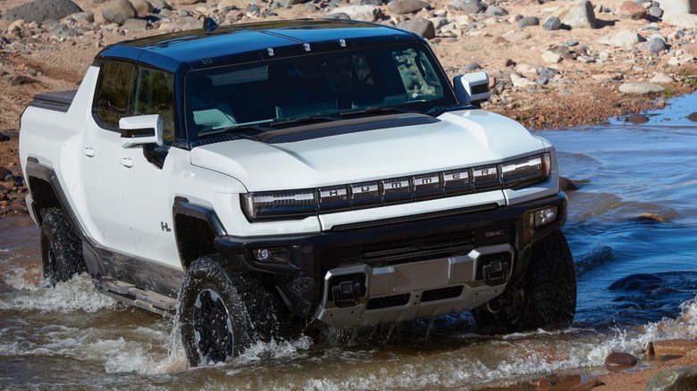 GMC Hummer EV Pickup white