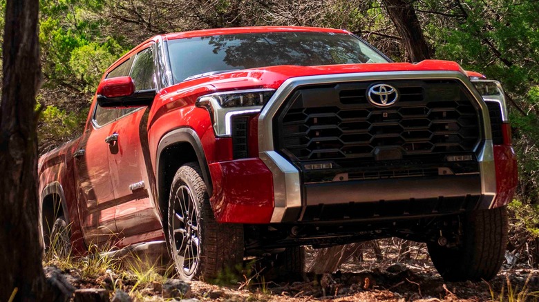 Toyota Tundra TRD Off-Road red