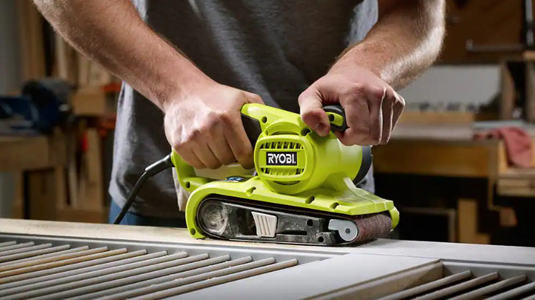 Ryobi 6 Amp Corded Portable Belt Sander