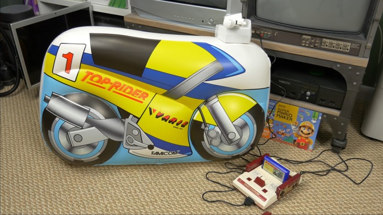 top rider famicom inflatable motorcycle accessory