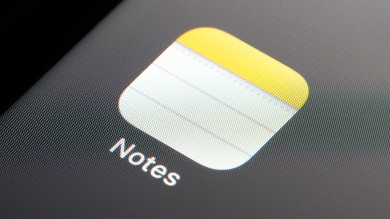 apple notes on iphone