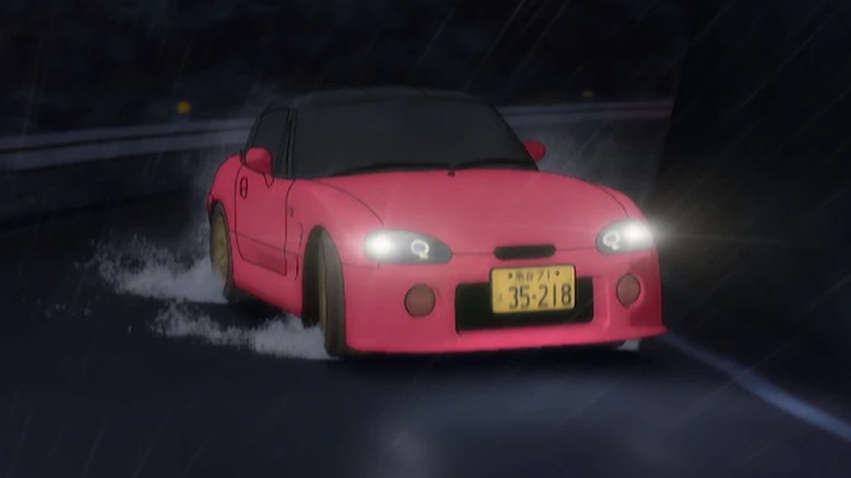 Suzuki Cappuccino racing at night