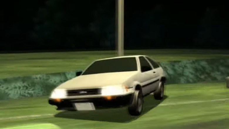 Toyota AE85 turning