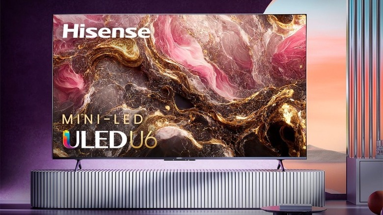 Hisense U6 TV promotional image