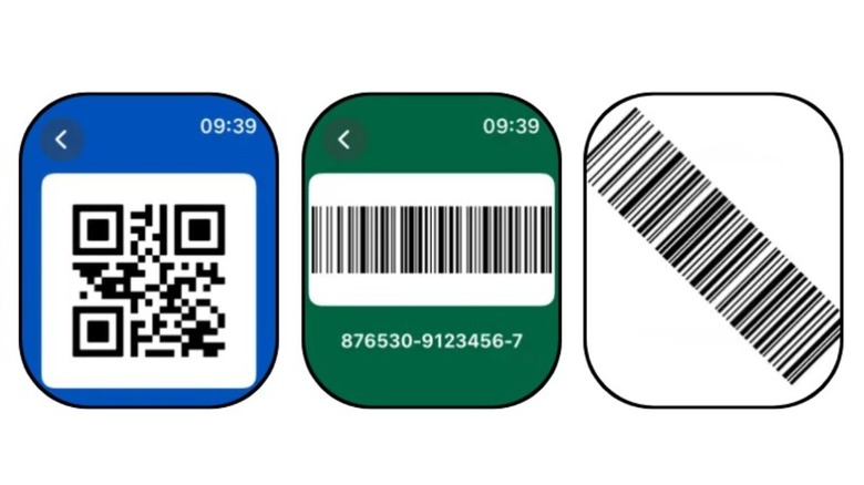 Screenshots of Reward Card Wallet - Barcodes Apple Watch app