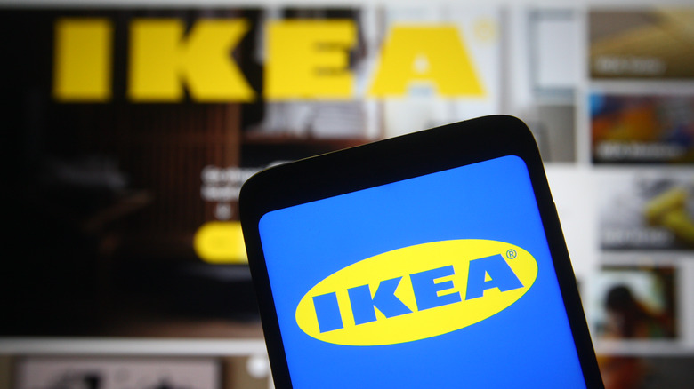 IKEA app on smartphone