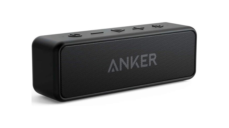 Anker Soundcore 2 Bluetooth speaker with buttons on the top