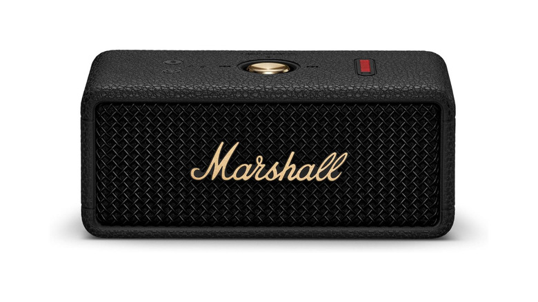 A Marshall Emberton III speaker with a retro design