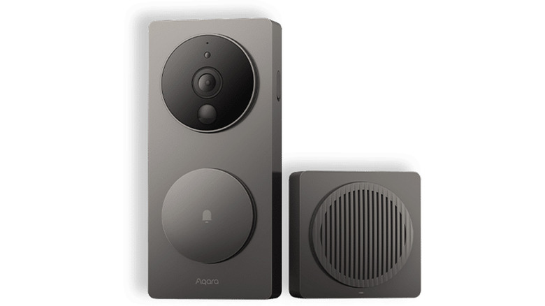 A product image of an Aqara G4 video doorbell