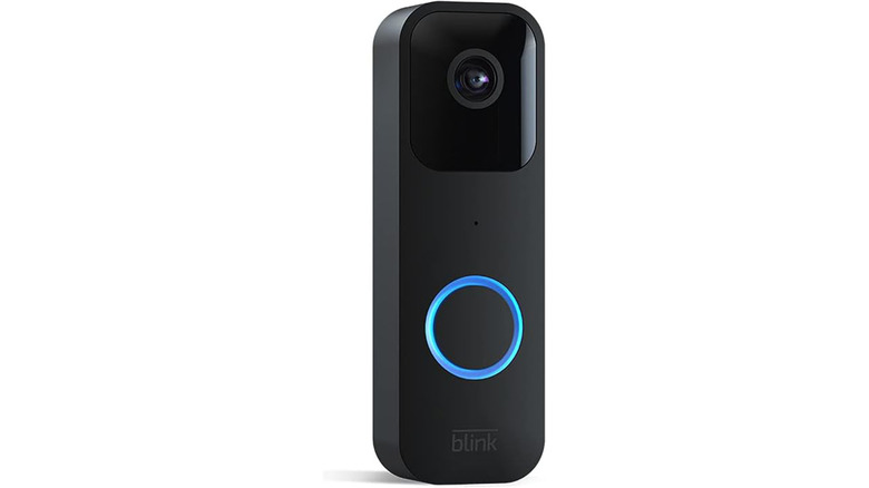 A product image of an Amazon Blink Video Doorbell