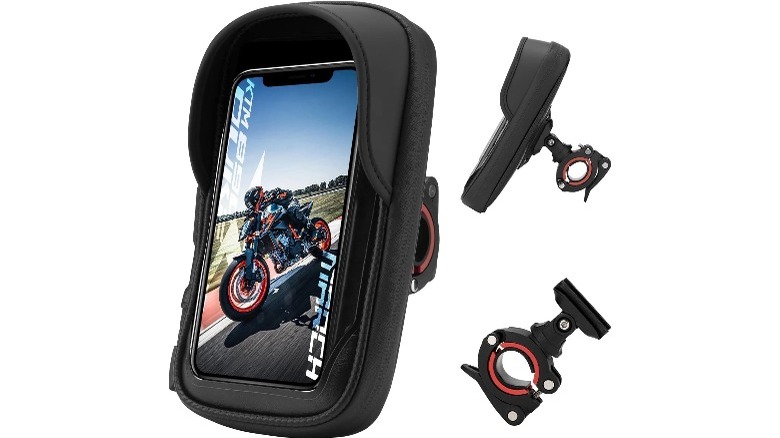 Rockbros Motorcycle Phone Mount diagram