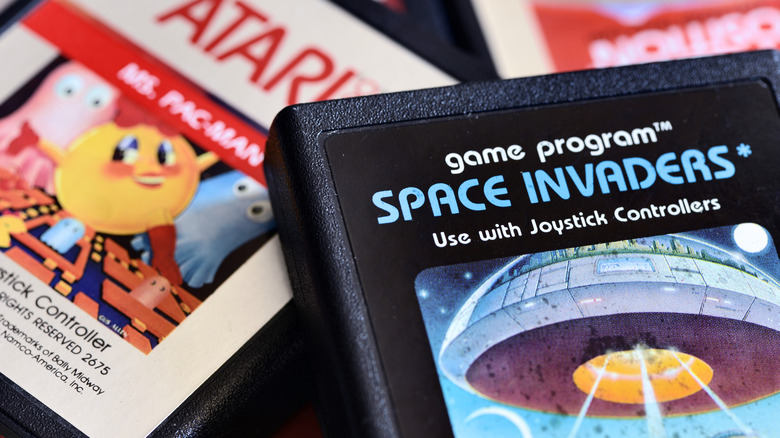 Atari 2600 game cartridges