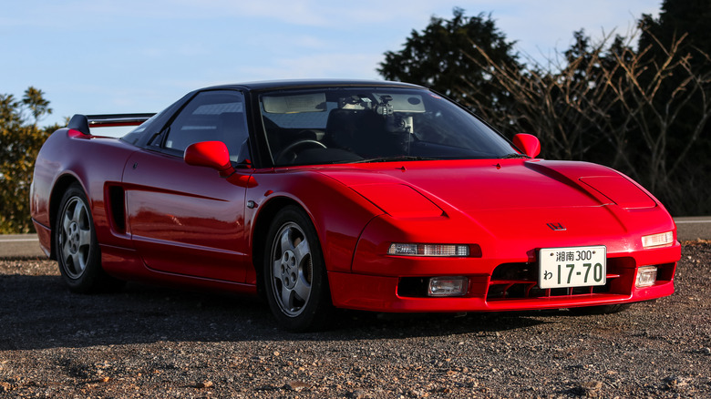Honda NSX with Japanese license plate