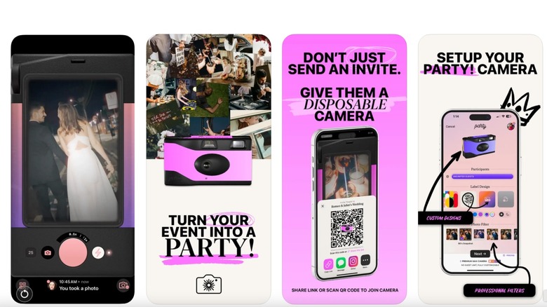 Party disposable app for iPhone