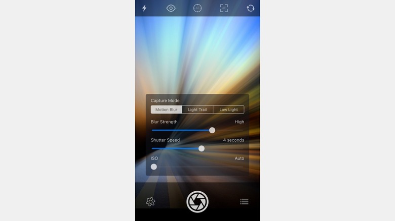 Slow shutter cam iOS screenshot
