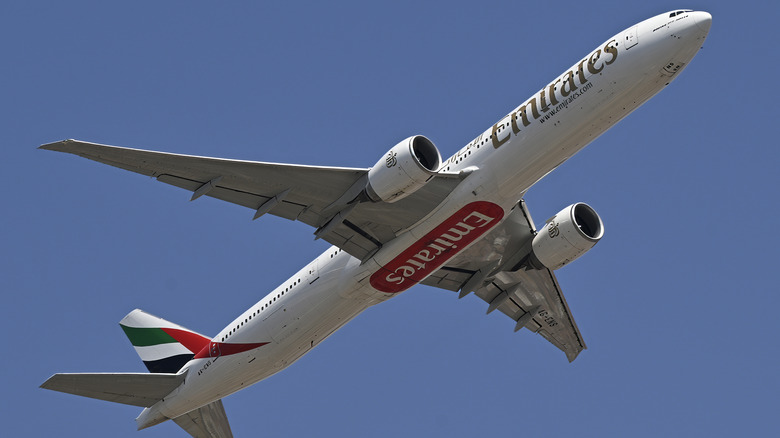 An Emirates Boeing 777