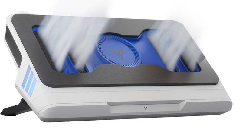 A stock image of the Flydigi BS1 laptop cooler