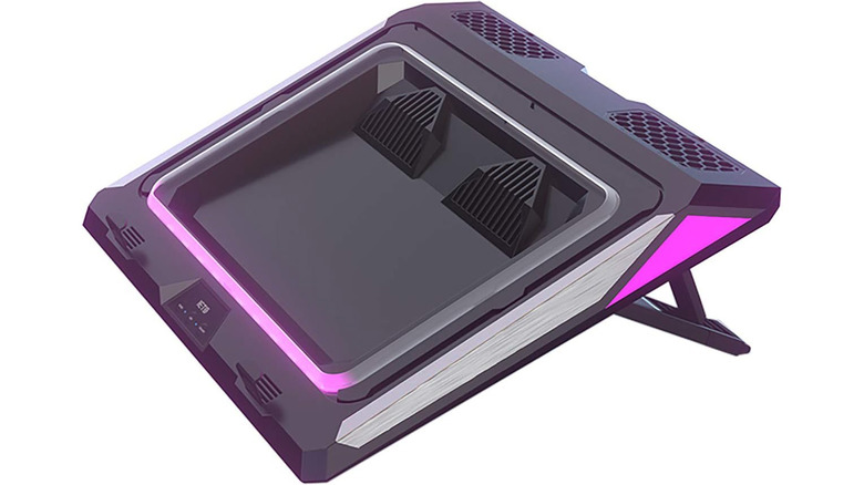 A stock image of the IETS GT300 laptop cooler