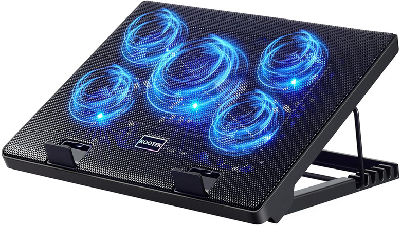 A stock image of the Kootech laptop cooling pad