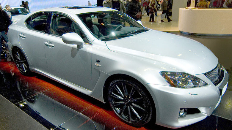 White 2007 Lexus IS F Sedan