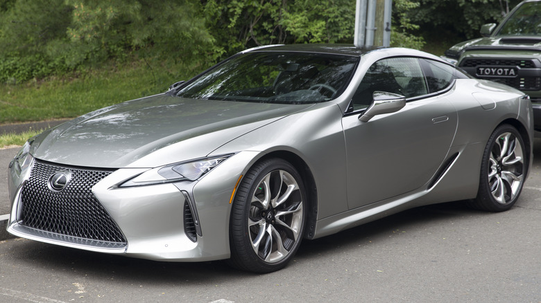 Silver 2023 Lexus LC 500