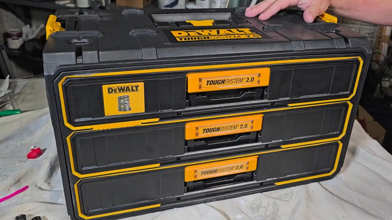 modular tool box with drawers