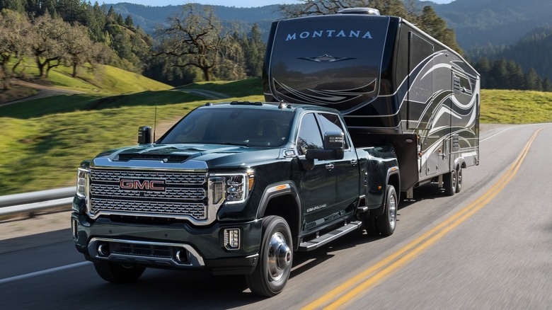 GMC Sierra 3500HD towing