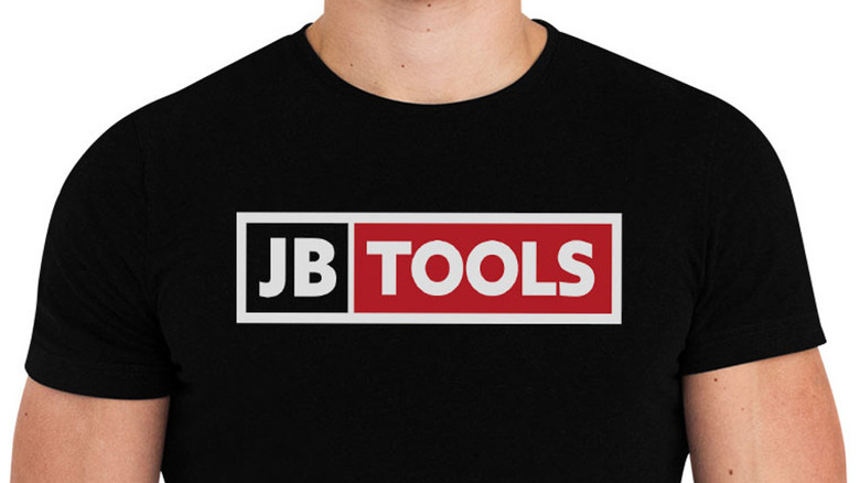 JB Tools logo on shirt