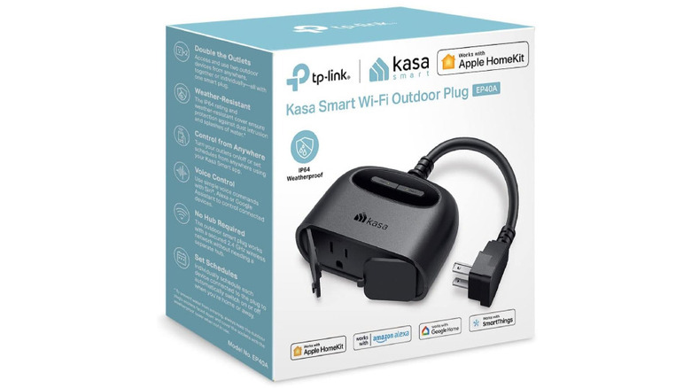 TP-Link Kasa Outdoor Smart Plug in its box