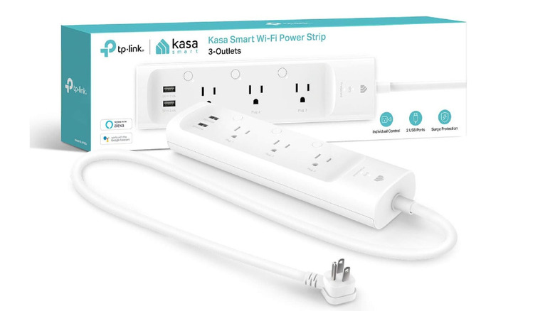 Kasa smart power strip with its packaging