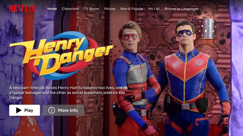 Netflix Kids homepage