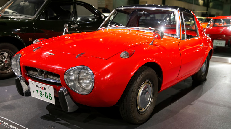 Toyota Sports 800 on display