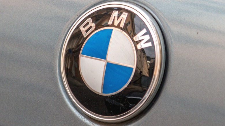 BMW logo close-up