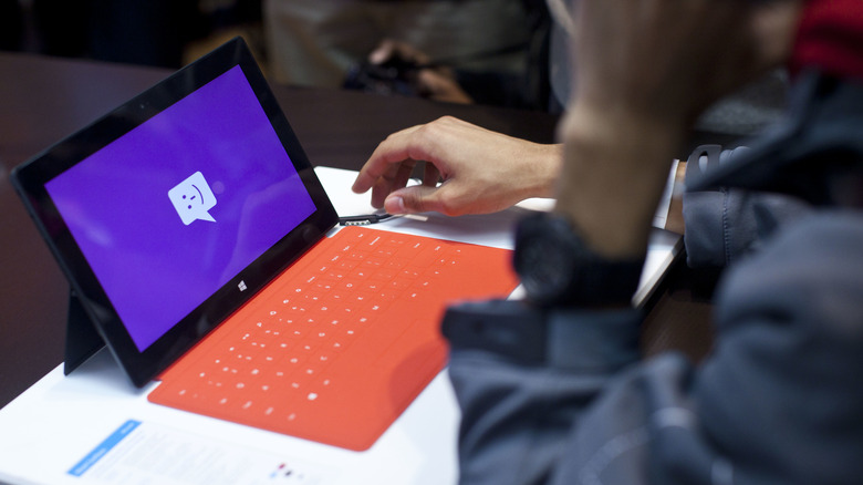 Microsoft Surface at Times Square