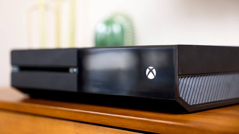 Xbox One arranged in a home