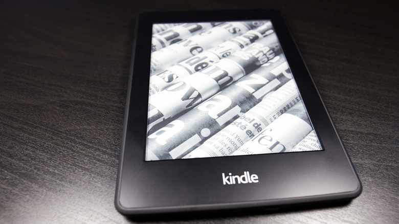 An Amazon Kindle model