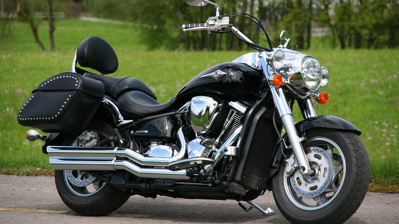 Kawasaki Vulcan 2000 motorcycle parked