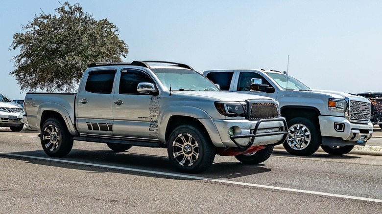 2010 Toyota Tacoma parked on the road