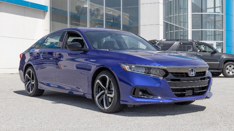 Blue Honda Accord