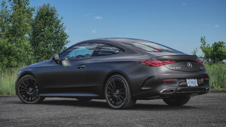 Rear view of the 2024 Mercedes-Benz CLE Coupe