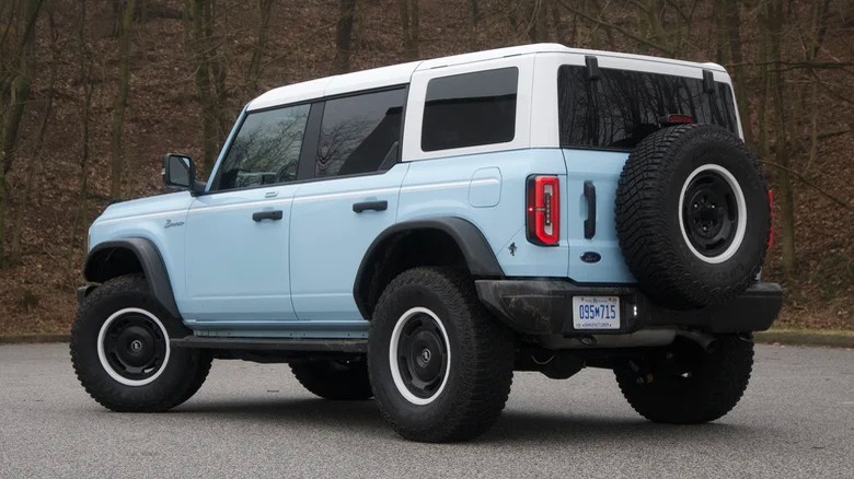 Ford Bronco Heritage Edition on the road