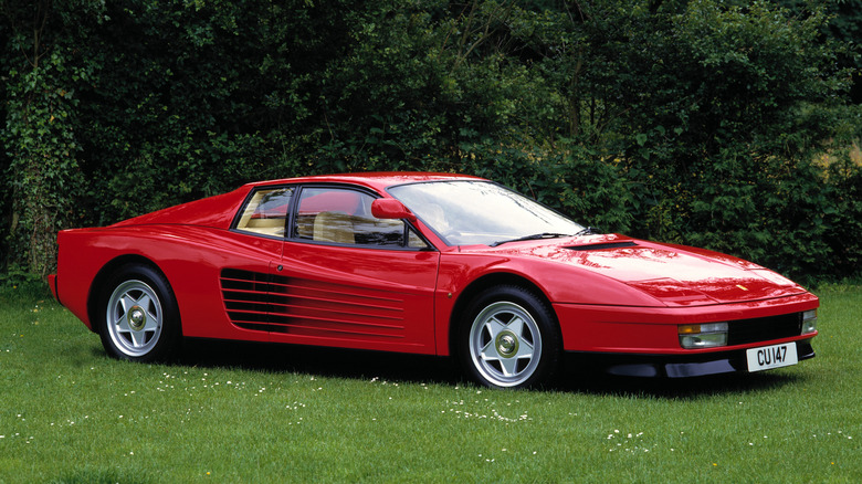 Red Ferrari Testarossa