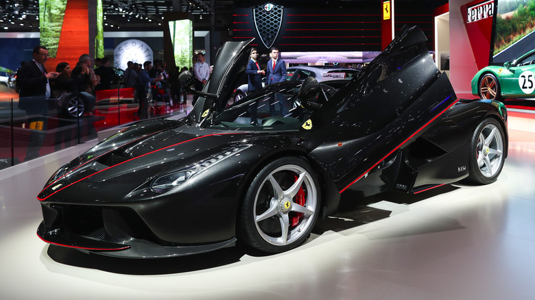 Ferrari LaFerrari Aperta at motor show