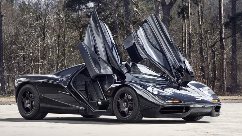 McLaren F1 with doors open