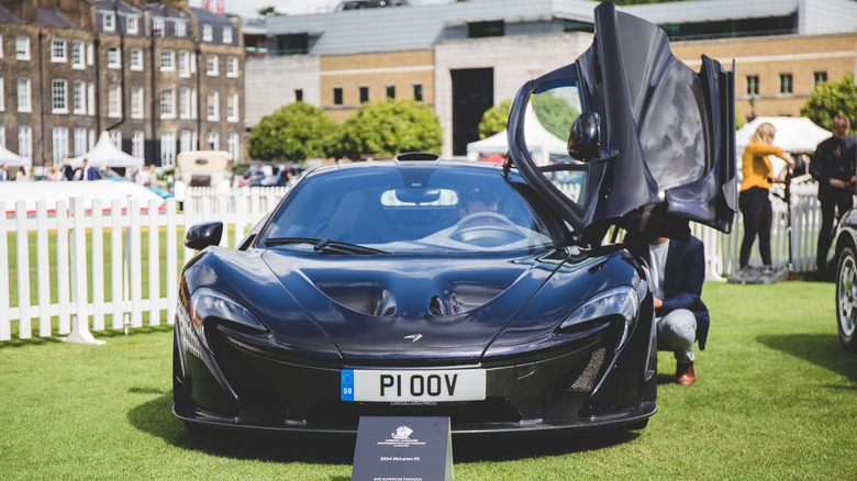 McLaren P1 with one door open